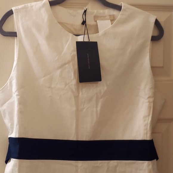 Max Mara Cotton Midi Dress / US 16 - Picture 1 of 5